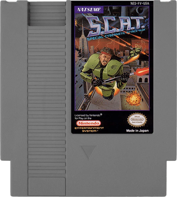 SCAT Special Cybernetic Attack Team - Nintendo NES