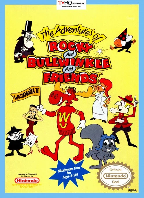 The Adventures of Rocky and Bullwinkle and Friends - Nintendo NES