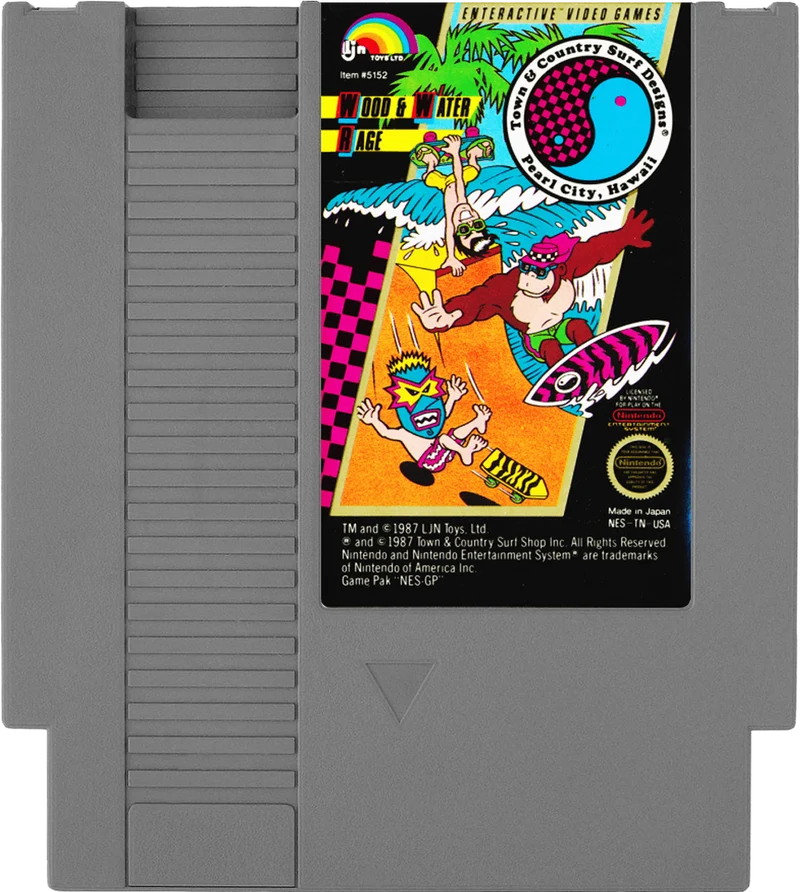 Town & Country Surf Designs Wood and Water Rage - Nintendo NES