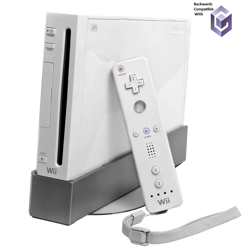 Nintendo Wii White Console Bundle (RVL-001)