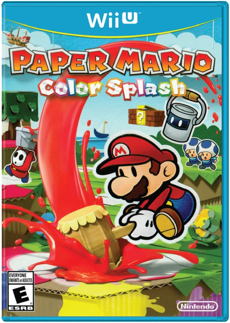 Paper Mario Color Splash - Nintendo Wii U
