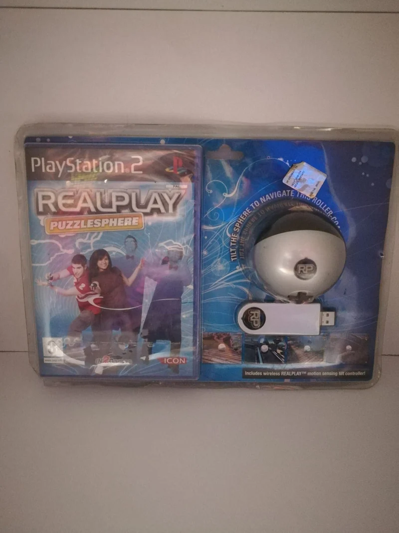 REALPLAY PUZZLESPHERE PS2 +MOTION SENSING TILT CONTROLLER (versione europea)