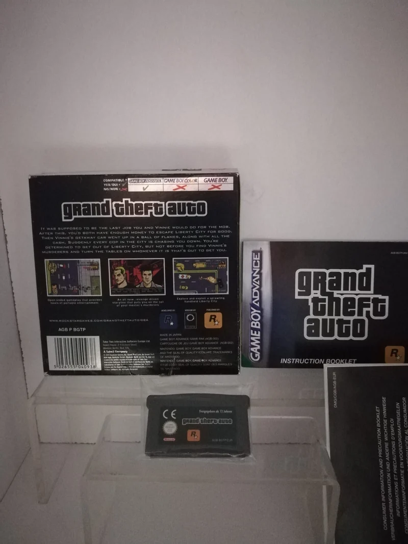 GRAND THEFT AUTO GAME BOY ADVANCE (versione europea)