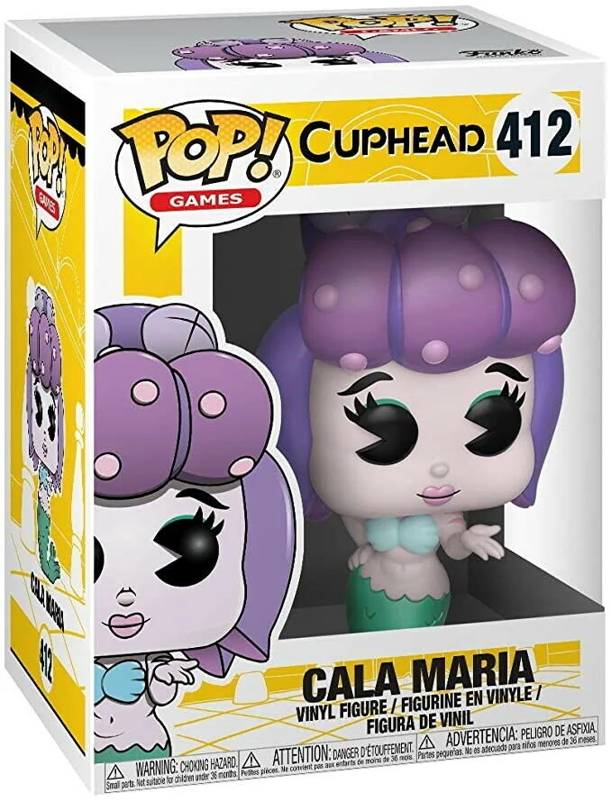 FUNKO POP-CUPHEAD-CALA MARIA-FIGURE N 412