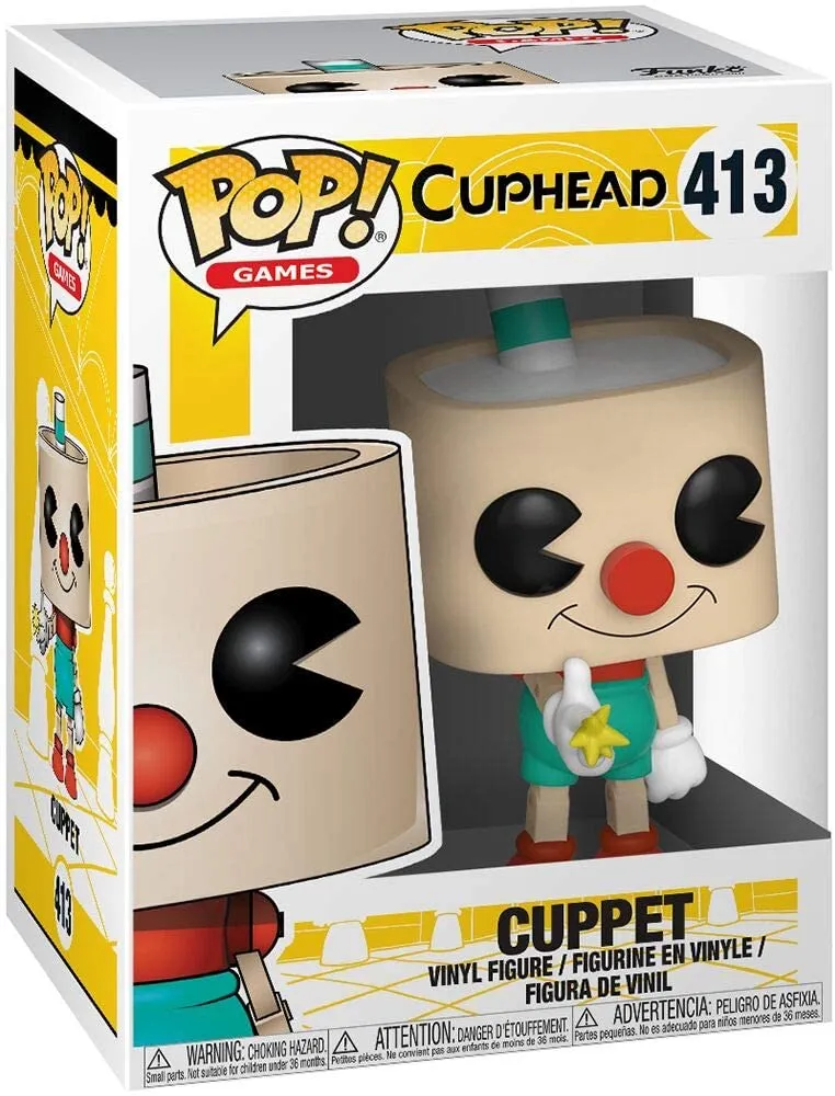 POP FUNKO -CUPHEAD-CUPPET-FIGURE N. 413