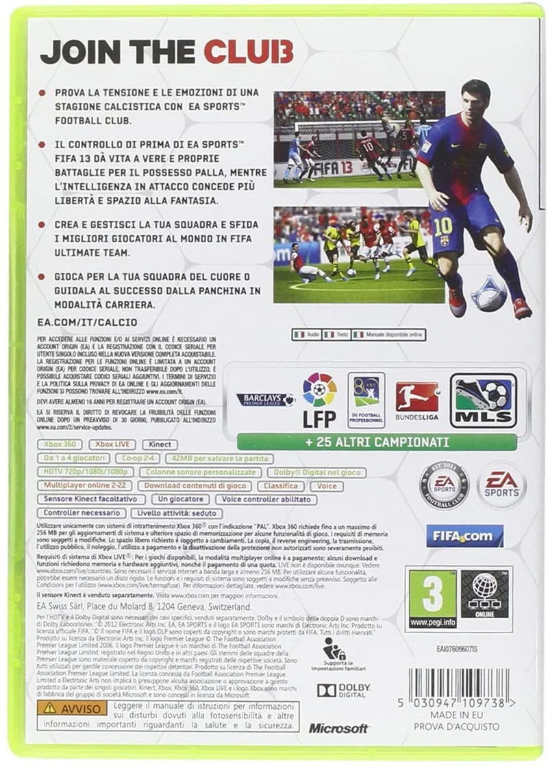 FIFA 13 XBOX 360 (usato garantito)(versione italiana)