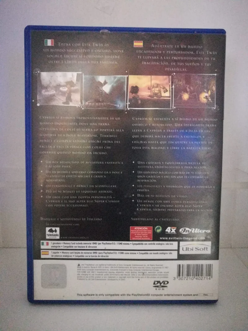 Evil Twin Cyprien's Chronicles Playstation 2 - usato garantito [versione italiana]