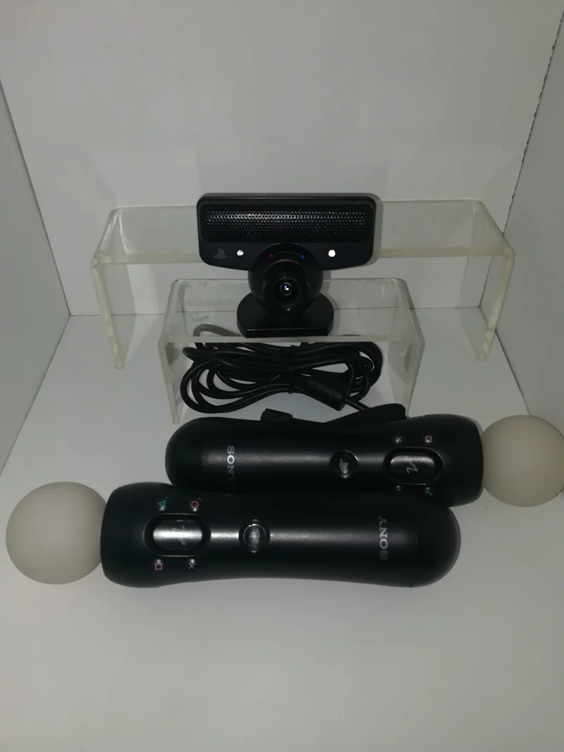 CONTROLLER -2 MOTION CONTROLLER +PLAYSTATION EYE PS3-PS4 (usato garantito)