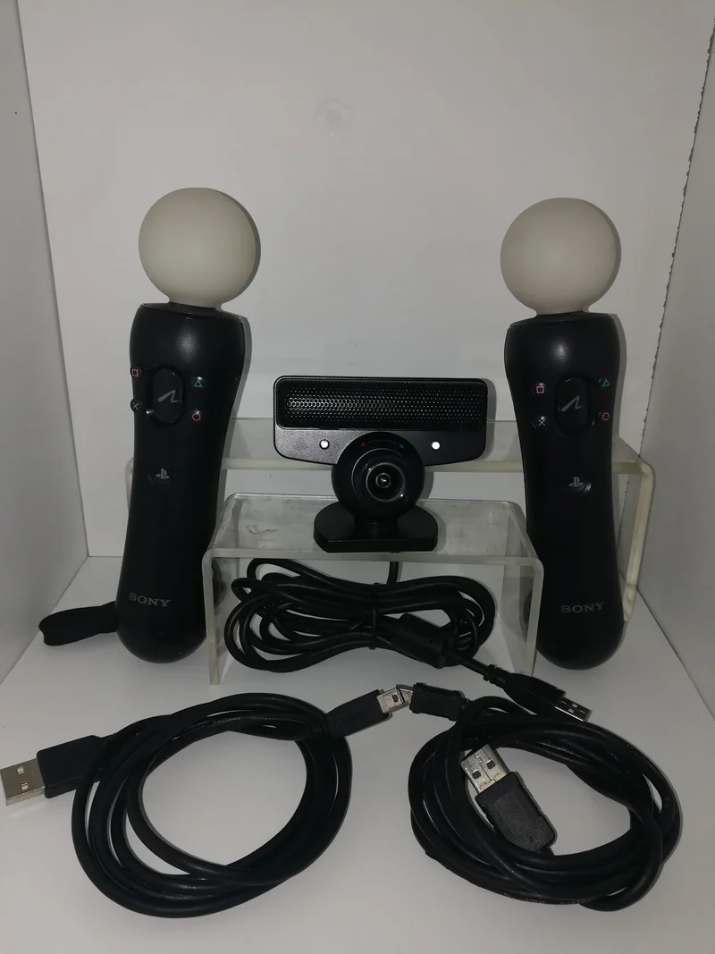 CONTROLLER -2 MOTION CONTROLLER +PLAYSTATION EYE PS3-PS4 (usato garantito)