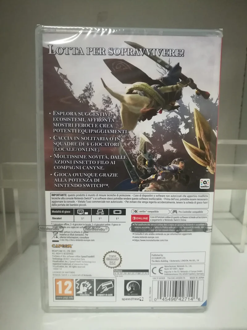 Monster Hunter Rise Nintendo Switch Edizione Italiana