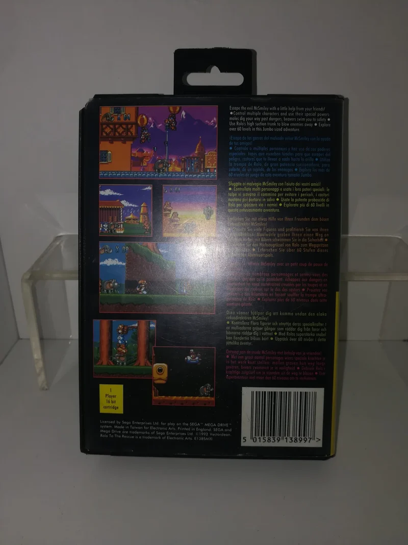 ROLO TO THE RESCUE SEGA MEGA DRIVE (usato garantito)