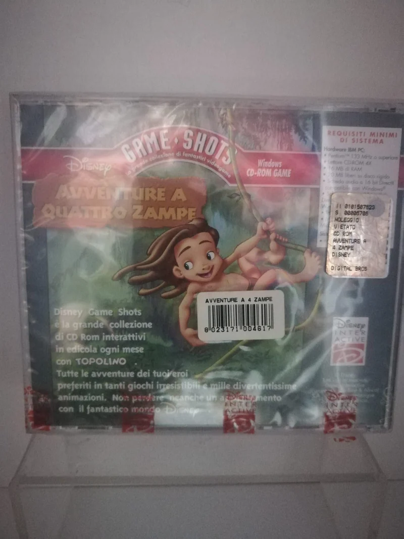 DISNEY-TARZAN-AVVENTURE A QUATTRO ZAMPE (game shots)(windows CD-ROM)(nuovo)