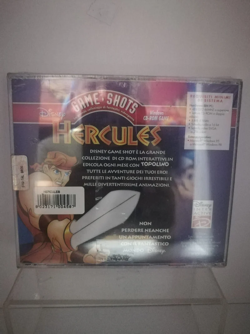 DISNEY HERCULES (game shots)(windows CD-ROM)(nuovo)