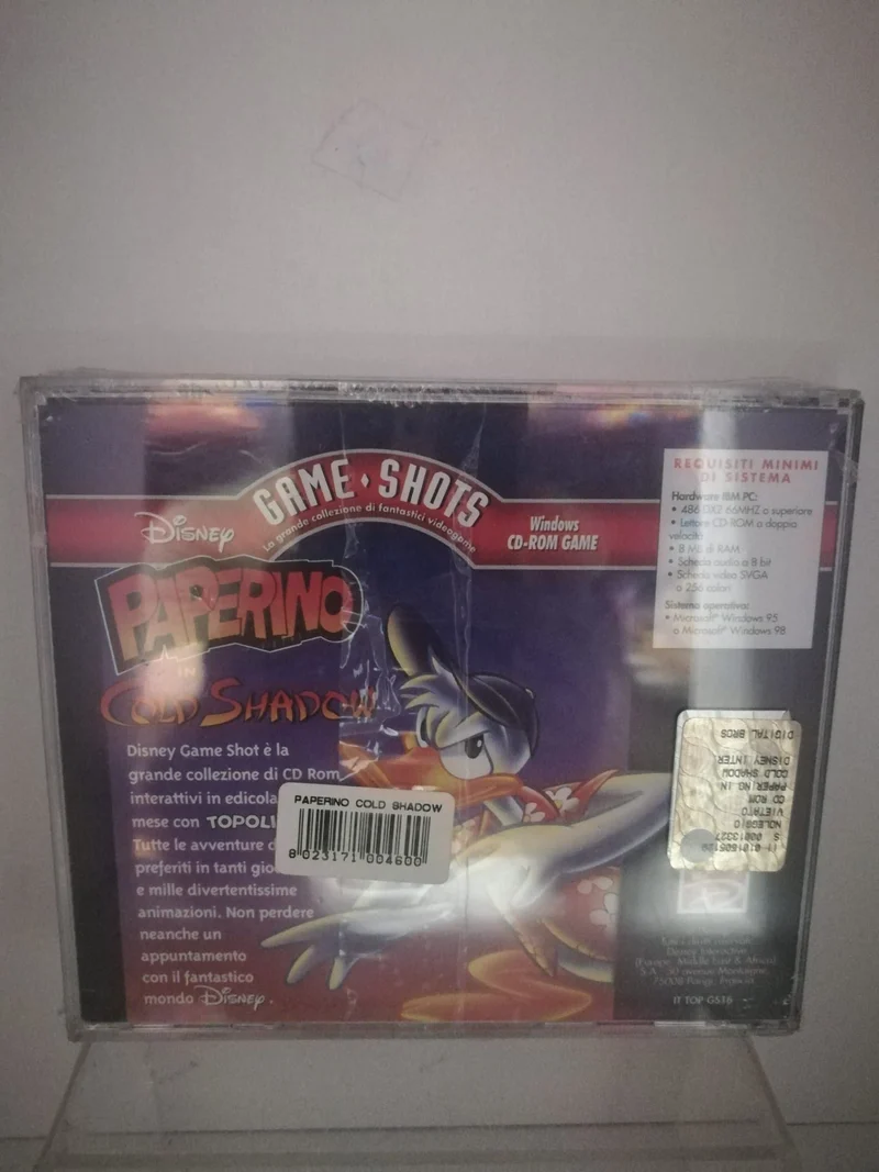 DISNEY PAPERINO IN COLD SHADOW (game-shots)(windows CD-ROM game)(nuovo)