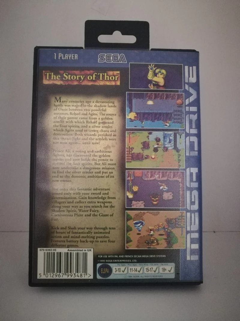 THE STORY OF THOR MEGA DRIVE (usato garantito)(da collezione)(come nuovo)