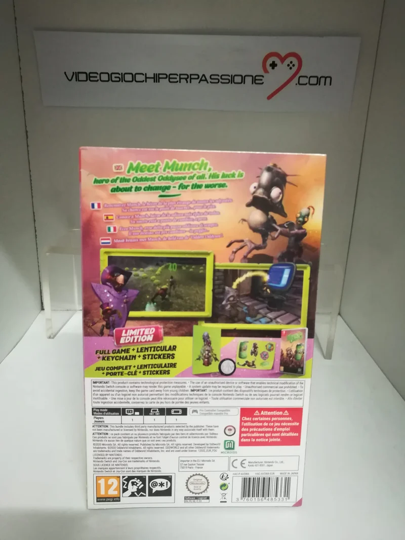 Oddworld Munch's Oddysee Limited Edition Nintendo Switch Edizione Europea