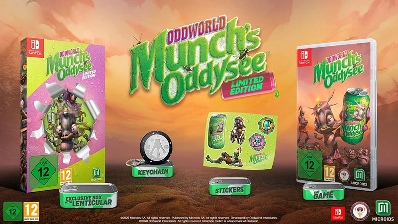 Oddworld Munch's Oddysee Limited Edition Nintendo Switch Edizione Europea