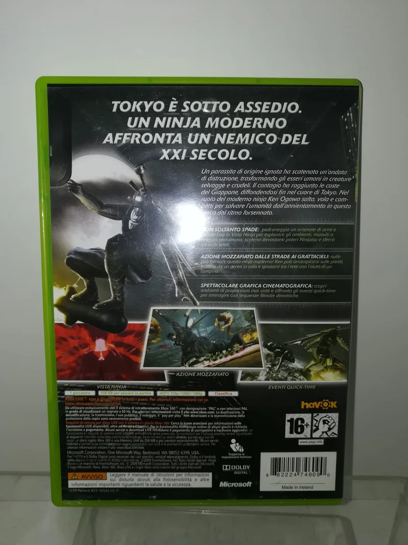 NINJA BLADE XBOX 360 (versione italiana)(usato garantito)