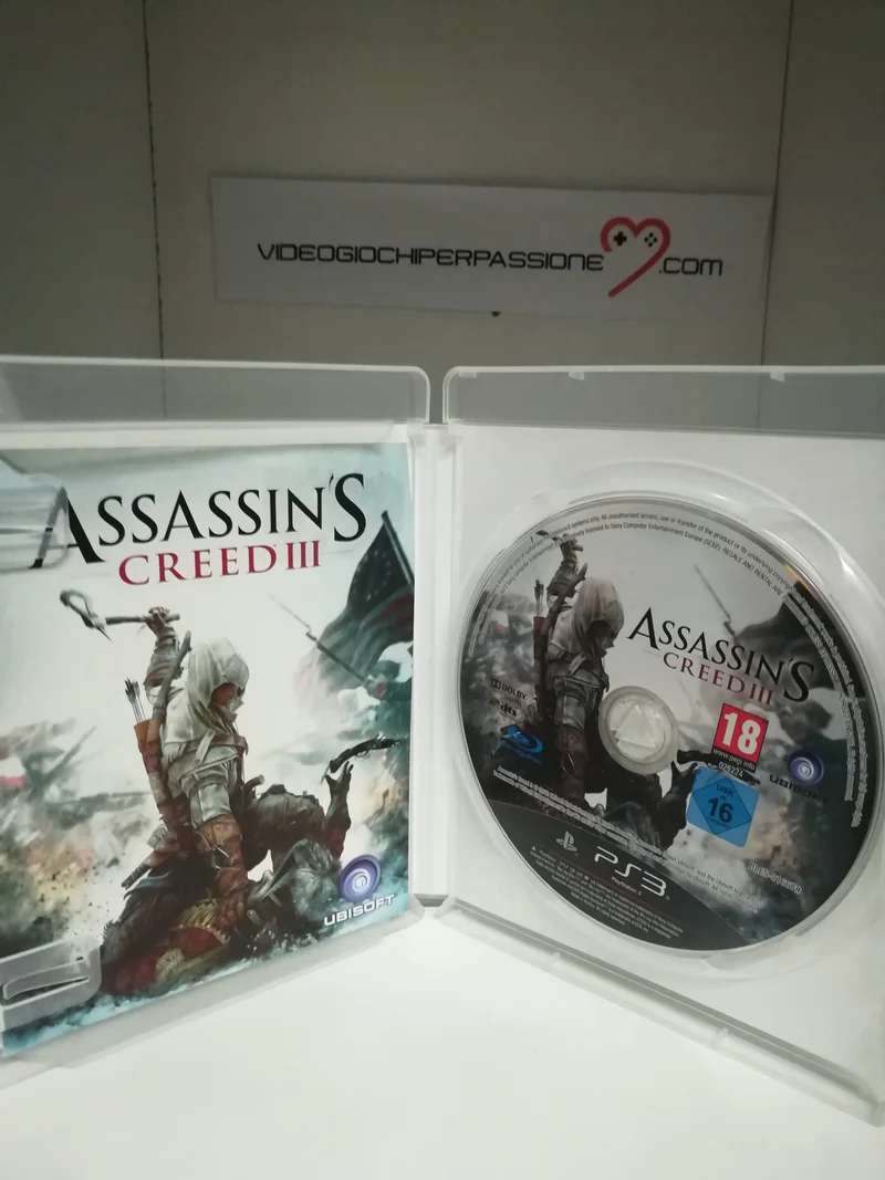 ASSASSIN'S CREED III PS3 (usato garantito)(versione italiana)