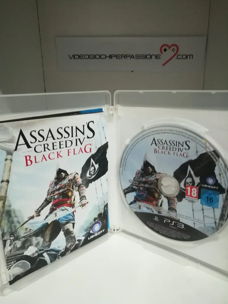 ASSASSIN'S CREED IV BLACK FLAG PS3 (usato garantito)(versione italiana)