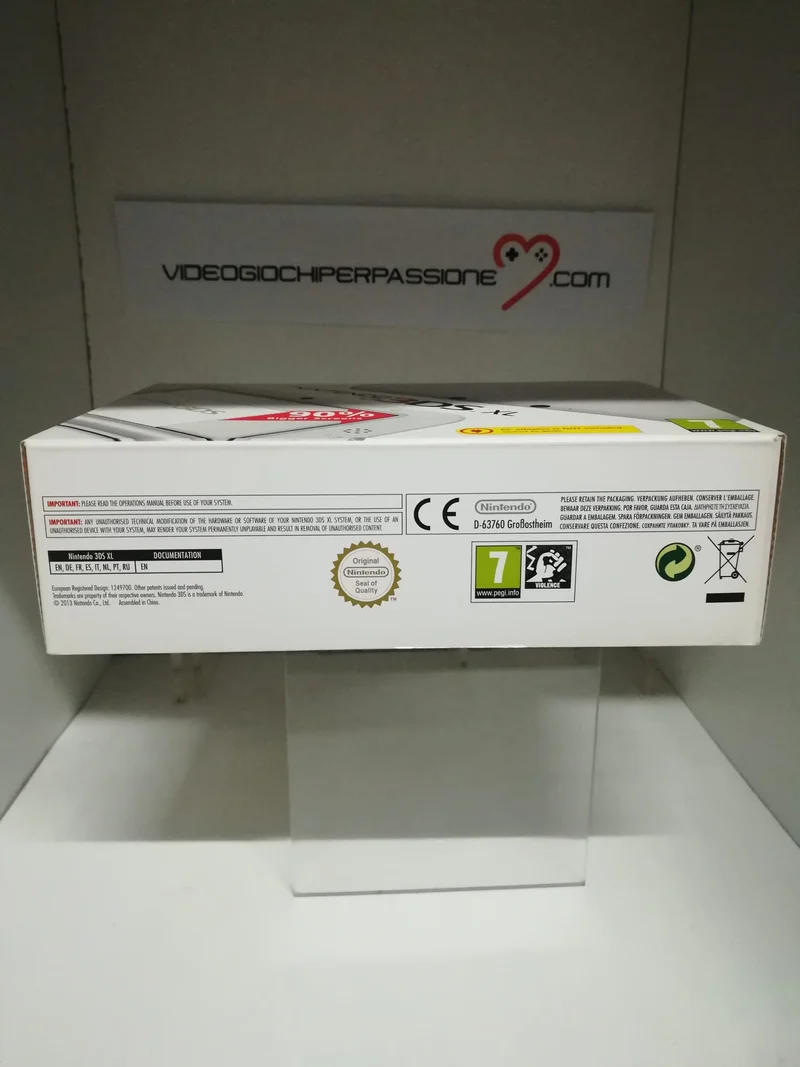 CONSOLE 3DS XL NINTENDO WHITE + CARICA BATTERIA ORIGINALE (usato garantito)