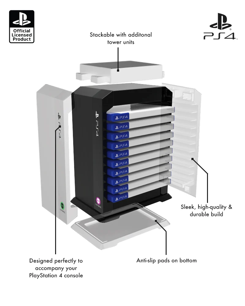 Torre/Supporto ufficiale Sony PlayStation 4 / PS4 Premium Games