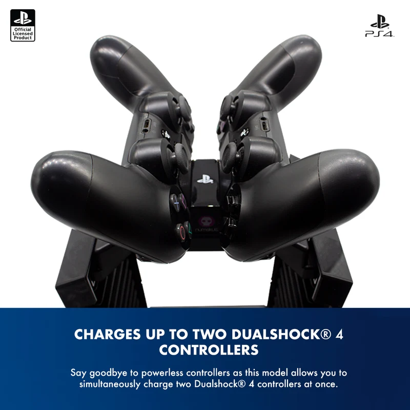 Torre di giochi ufficiale Sony PlayStation 4 / PS4 e caricatore doppio