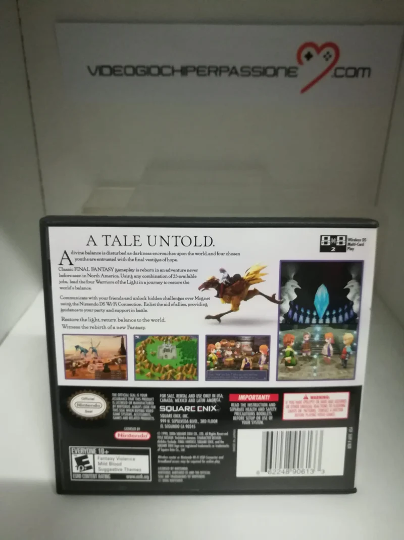 FINAL FANTASY III NINTANDO DS (usato garantito)