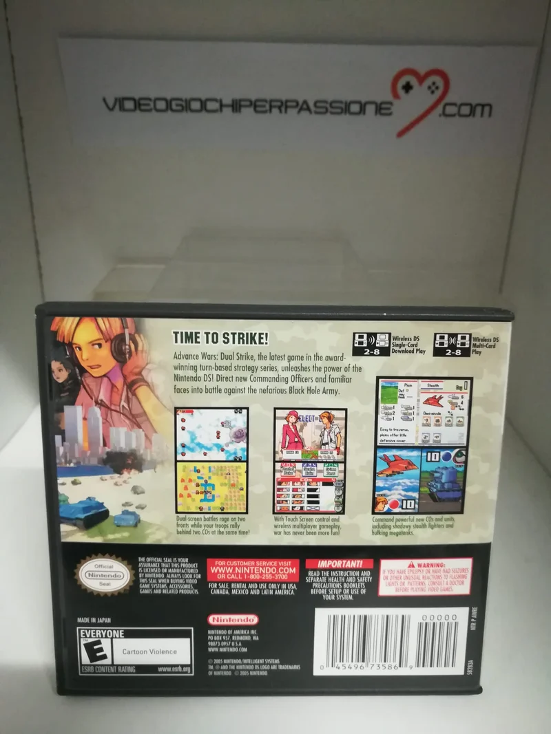 ADVANCE WARS DUAL STRIKE NINTENDO DS (usato garantito)