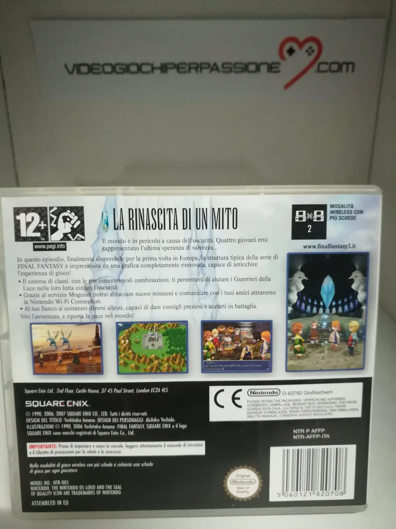 FINAL FANTASY III NINTENDO DS EDIZIONE ITALIANA (usato garantito)
