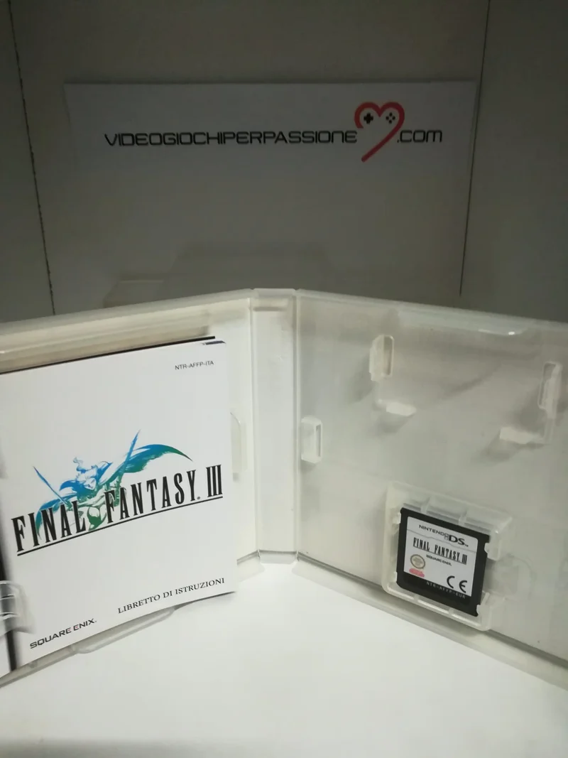FINAL FANTASY III NINTENDO DS EDIZIONE ITALIANA (usato garantito)