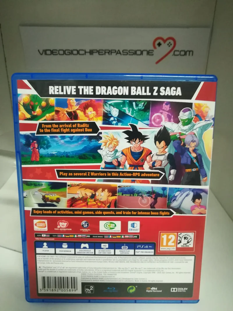 DRAGON BALL Z KAKAROT PS4 (usato garantito)