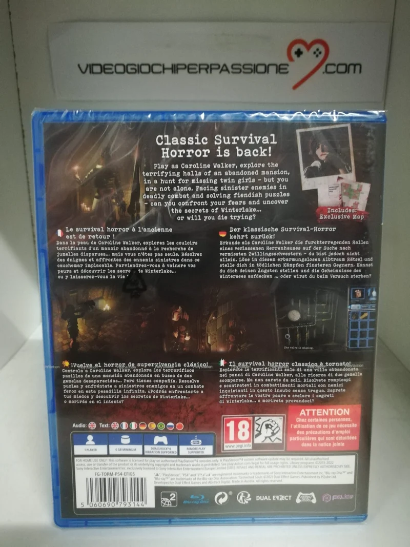 Tormented Souls Playstation 4 Edizione Europea