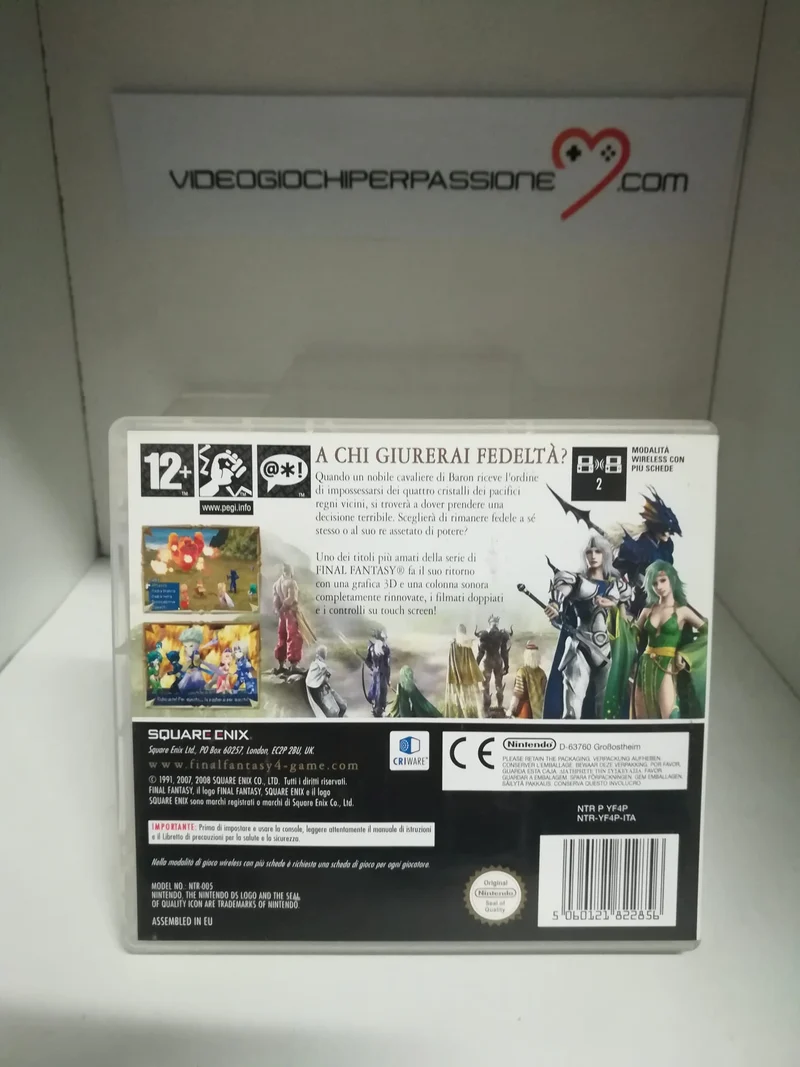 FINAL FANTASY IV NINTENDO DS (versione italiana)(usato garantito)