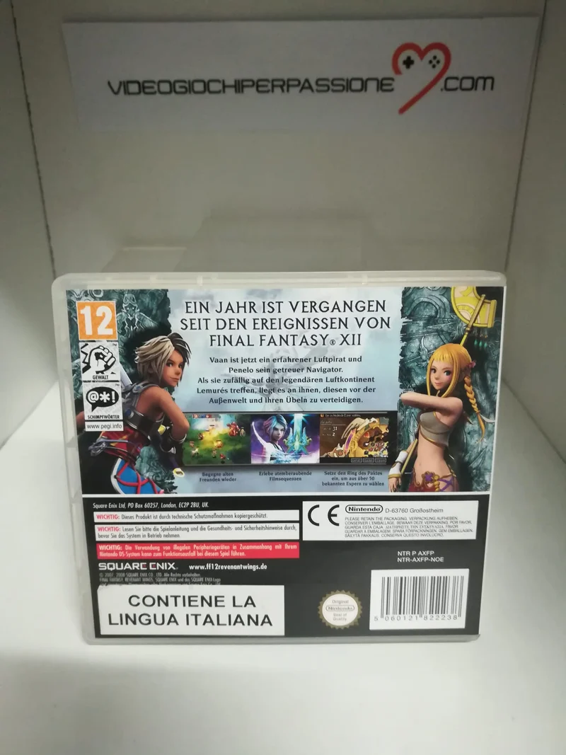 FINAL FANTASY XII REVENANT WINGS NINTENDO DS (usato garantito)