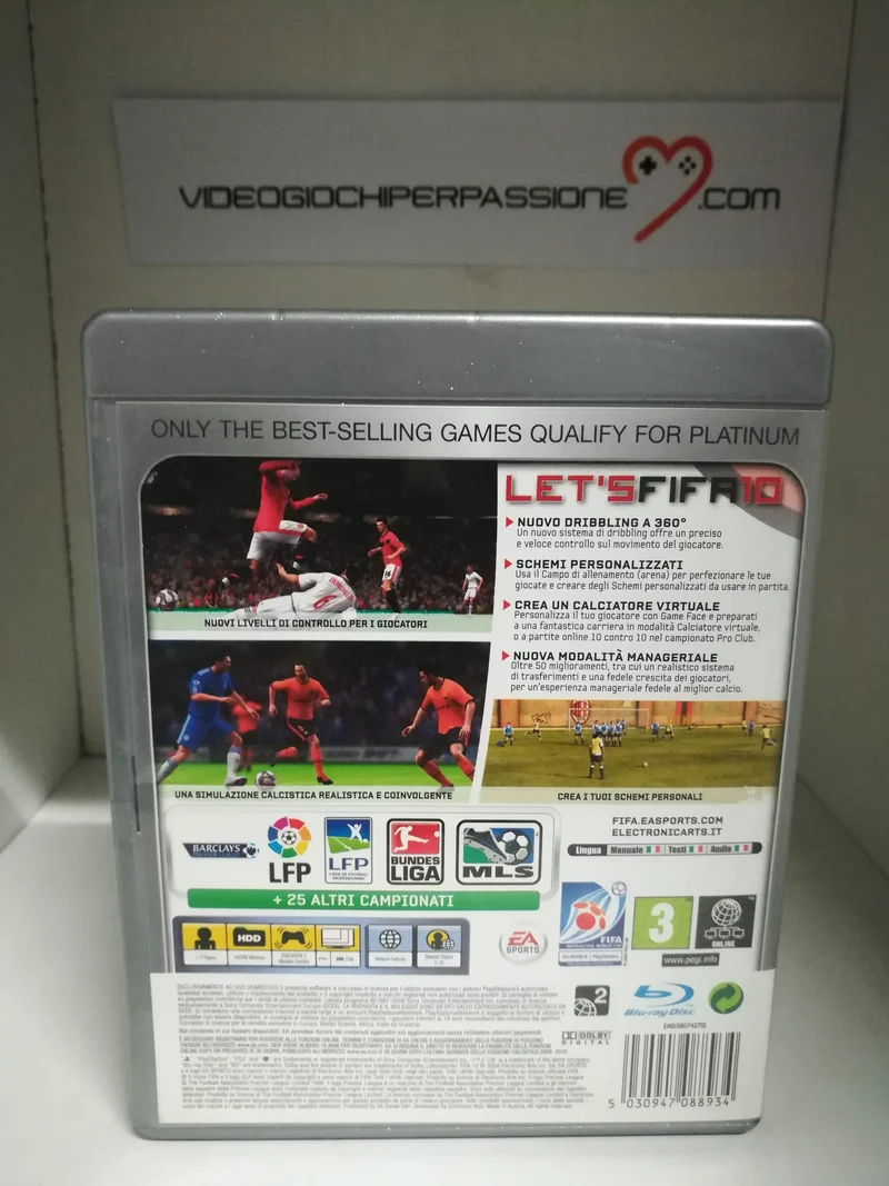 FIFA 10 PS3 (usato garantito)(versione italiana)(platinum)