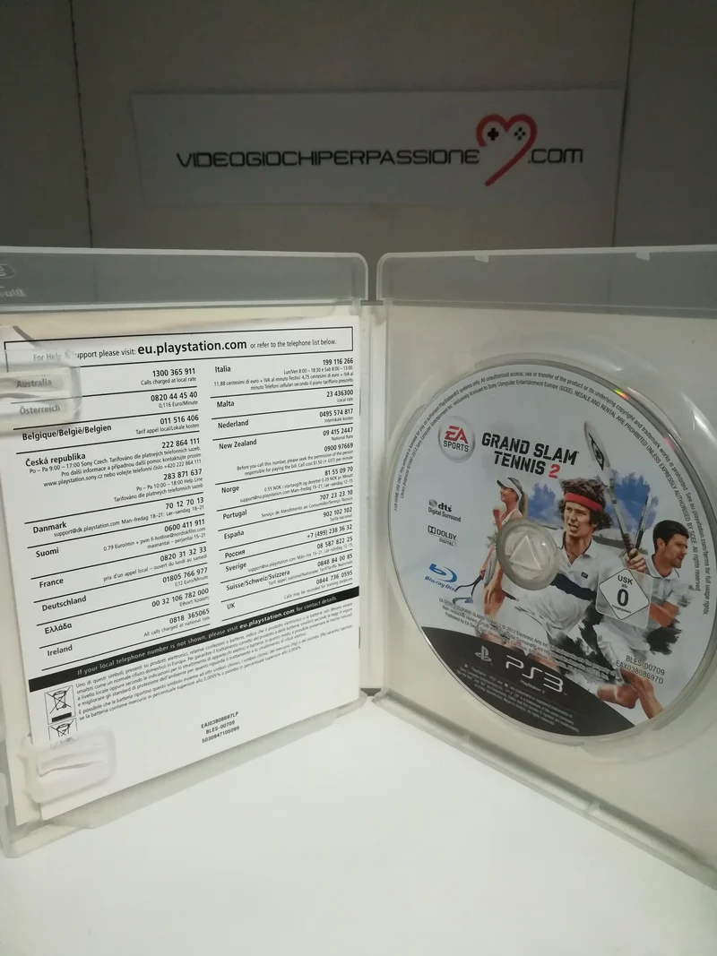 GRAND SLAM TENNIS 2 PS3 (usato garantito)(versione italiana)