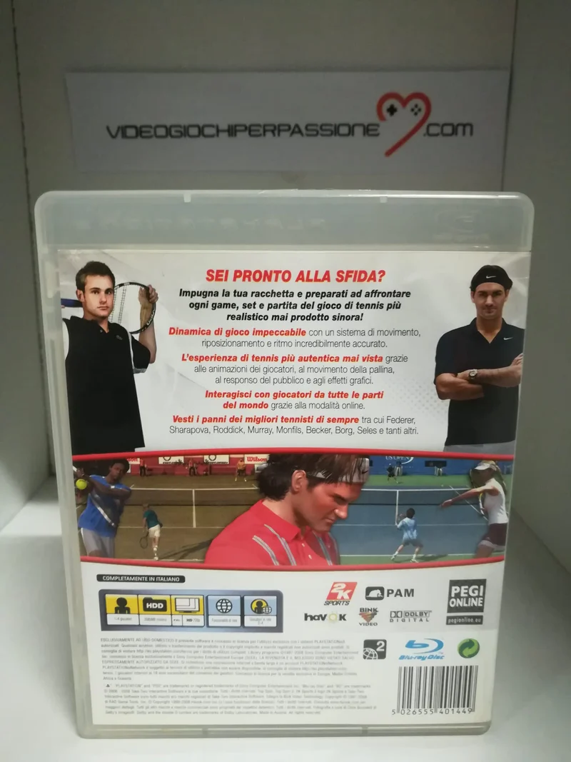 TOP SPIN 3 PS3 (usato garantito)(completamente in italiano)