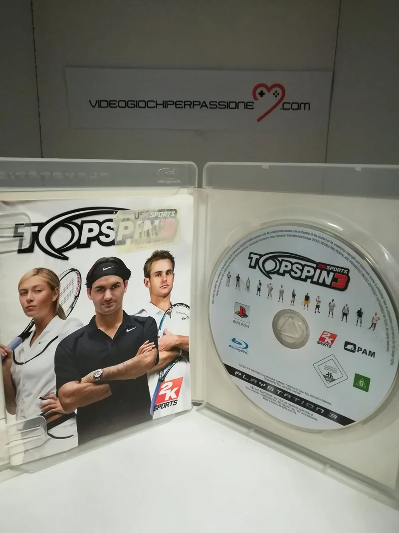 TOP SPIN 3 PS3 (usato garantito)(completamente in italiano)