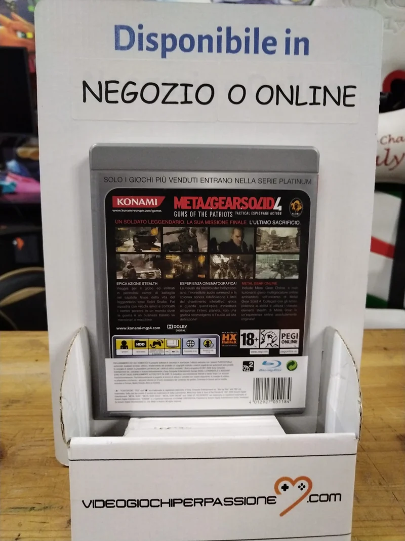 METAL GEAR SOLID 4: GUNS OF THE PATRIOTS PS3 (usato garantito)(versione ita)
