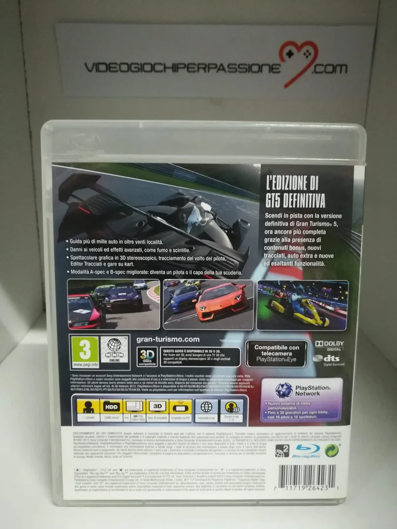 GRAN TURISMO 5: ACADEMY EDITION PS3 (usato garantito)(italiano)