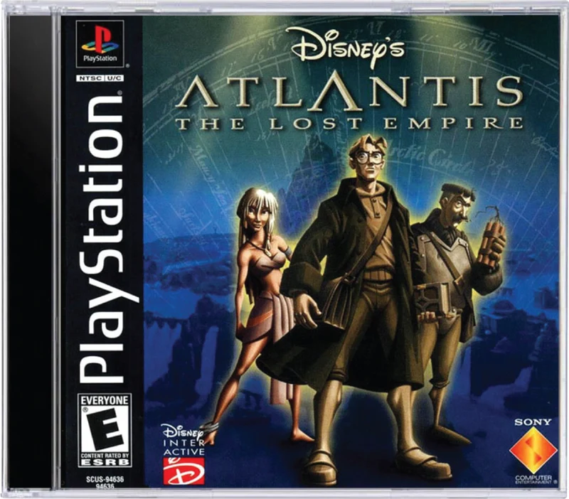 Atlantis The Lost Empire - Sony PlayStation 1 (PS1)