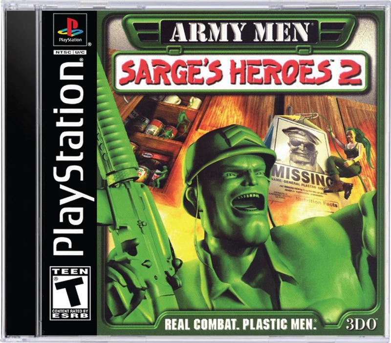 Army Men Sarge's Heroes 2 - Sony PlayStation 1 (PS1)