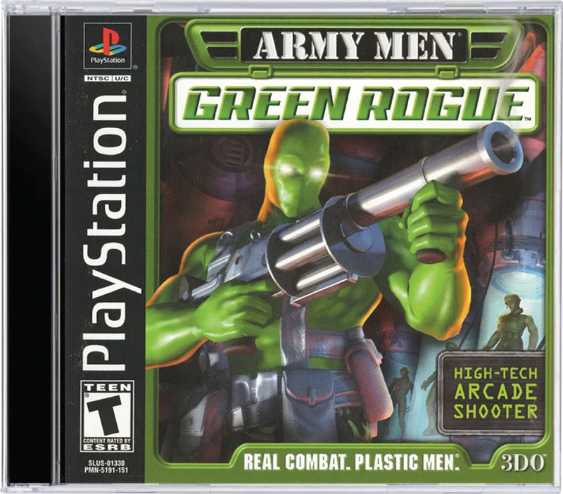 Army Men Green Rogue - Sony PlayStation 1 (PS1)