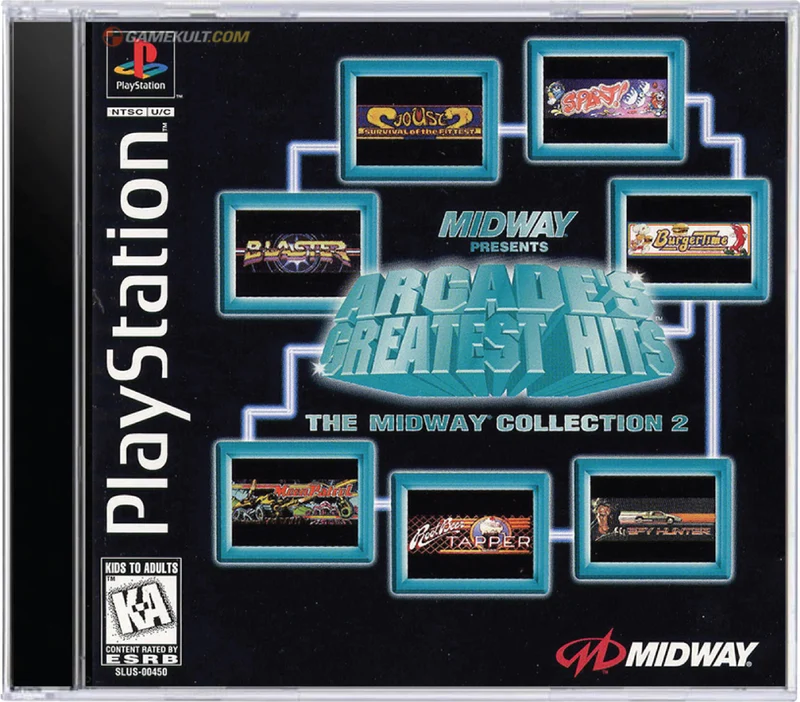 Arcade's Greatest Hits Midway Collection 2 - Sony PlayStation 1 (PS1)