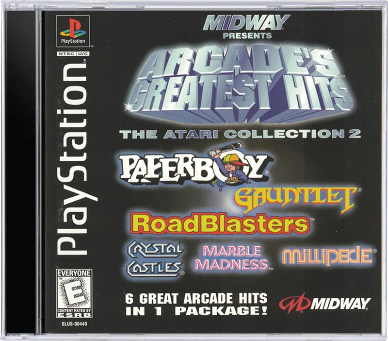 Arcade's Greatest Hits Atari Collection 2 - Sony PlayStation 1 (PS1)