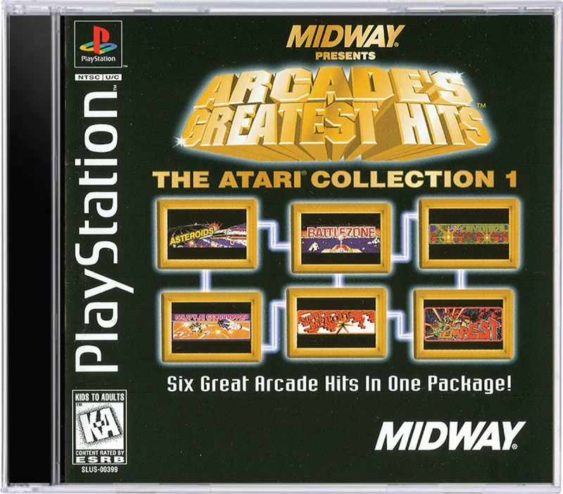 Arcade's Greatest Hits Atari Collection 1 - Sony PlayStation 1 (PS1)