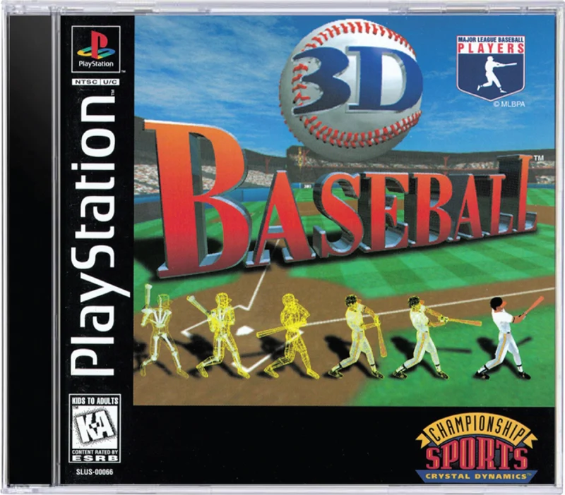 3D Baseball - Sony PlayStation 1 (PS1)