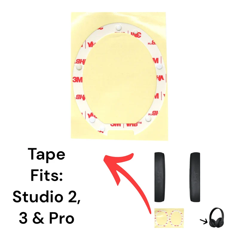 Beats By Dre Studio 2 Studio 3 Studio Pro 3M Die Cut Ear Pad Cushion Adhesive - Tape