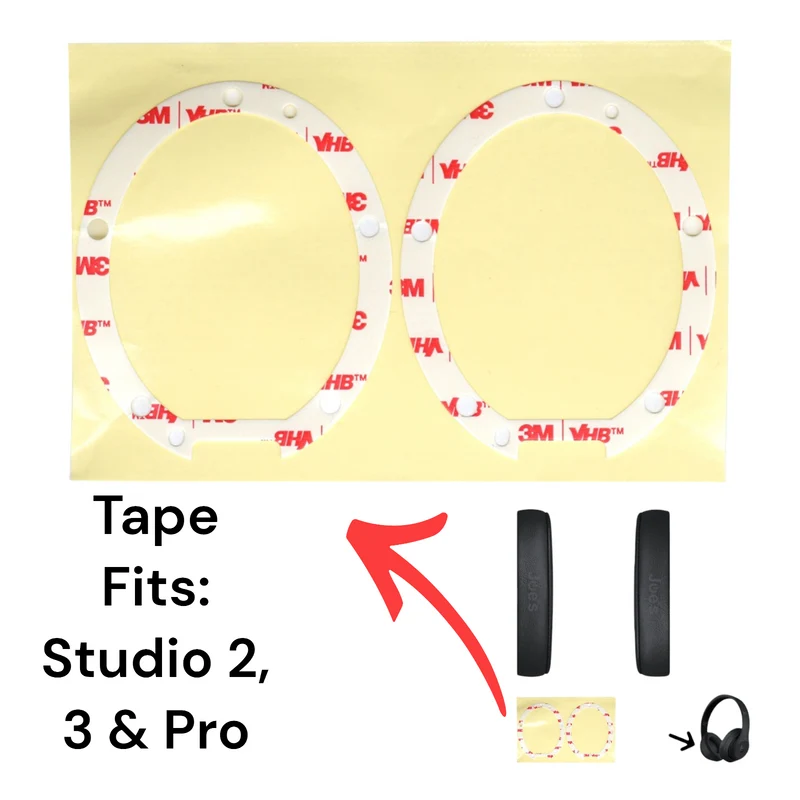 Beats By Dre Studio 2 Studio 3 Studio Pro 3M Die Cut Ear Pad Cushion Adhesive - Tape